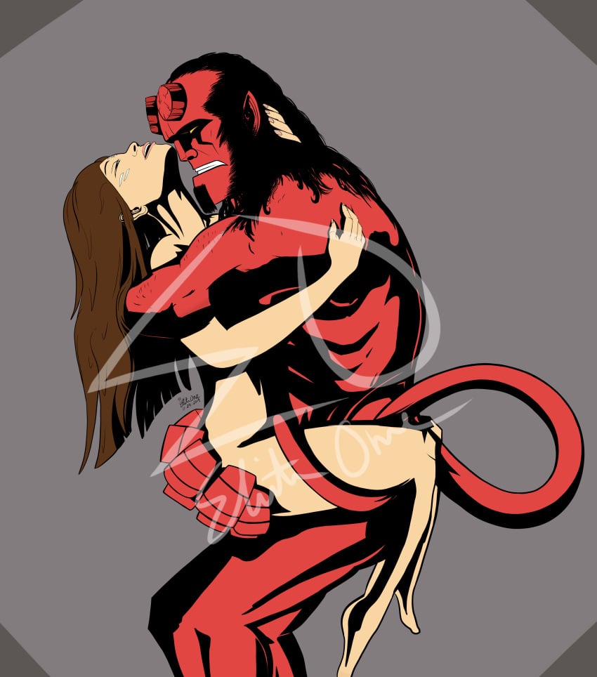 anung_un_rama cannon_x_oc elitaone_(artist) female hellboy hellboy_(series) hellboy_2 hellboy_oc hellboyslady_(artist) hillzanora hillzanora_knight male