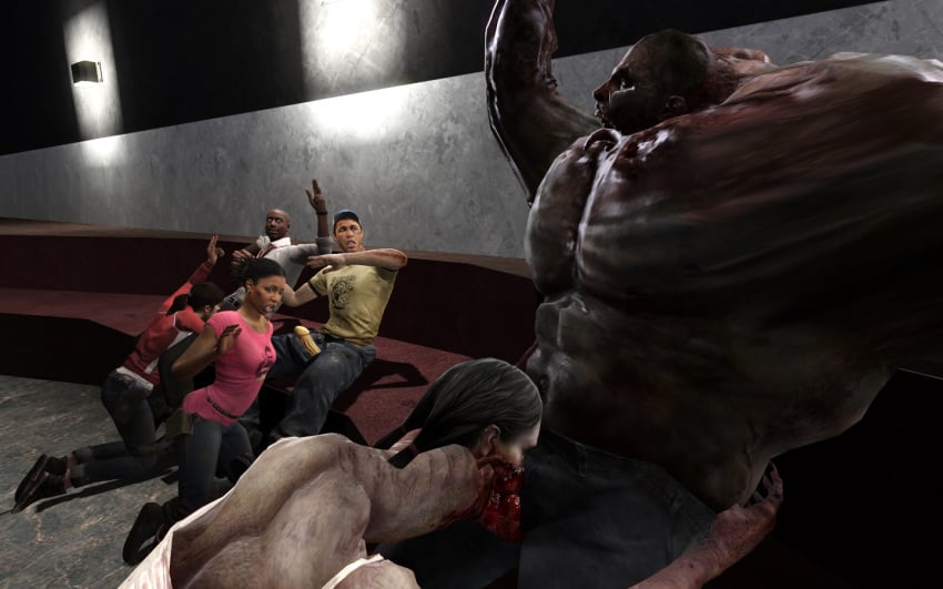 1girls 2boys 3boys 3d 3girls dark-skinned_female dark-skinned_male dark_skin ellis ellis_(left_4_dead) female garry's_mod human human_female human_male interracial left_4_dead left_4_dead_2 louis_(left_4_dead) male multiple_boys multiple_girls oral oral_penetration oral_sex rochelle_(left_4_dead) sex spitter spitter_(left_4_dead) straight tank_(left_4_dead) zoey_(left_4_dead) zombie zombie_boy zombie_girl