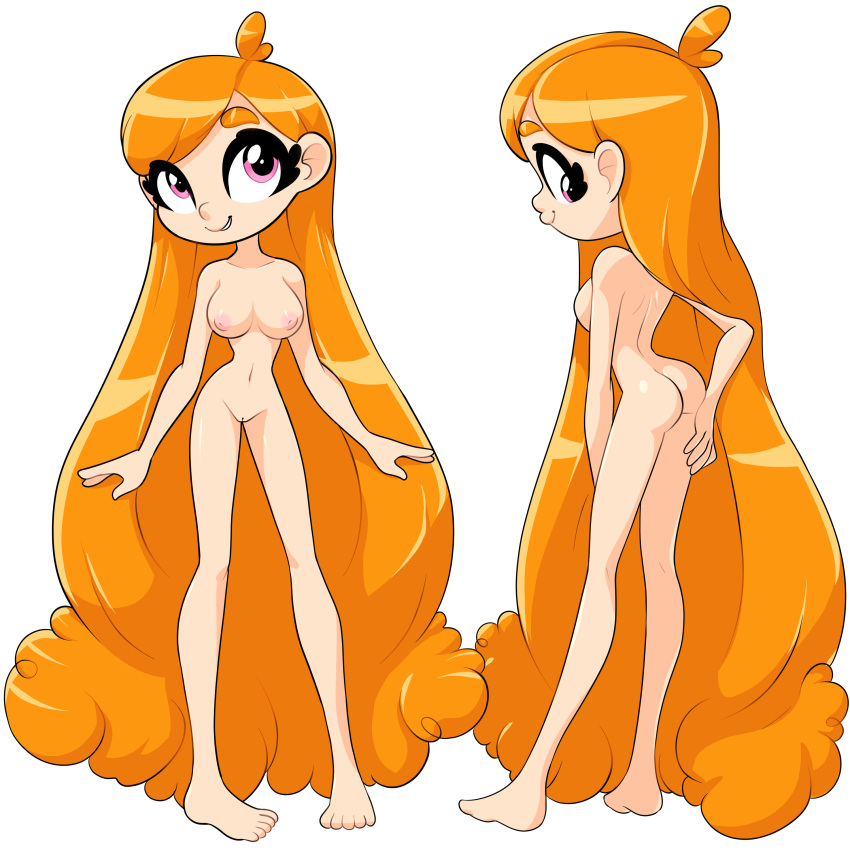 1girls 2021 alpha_channel ass breasts feet female female_only hair hi_res human jude_(thousandarms) long_hair long_legs nipples nude orange_eyes orange_hair original pink_hair png pose pussy sideboob smile standing thousandarms transparent_background vagina very_long_hair