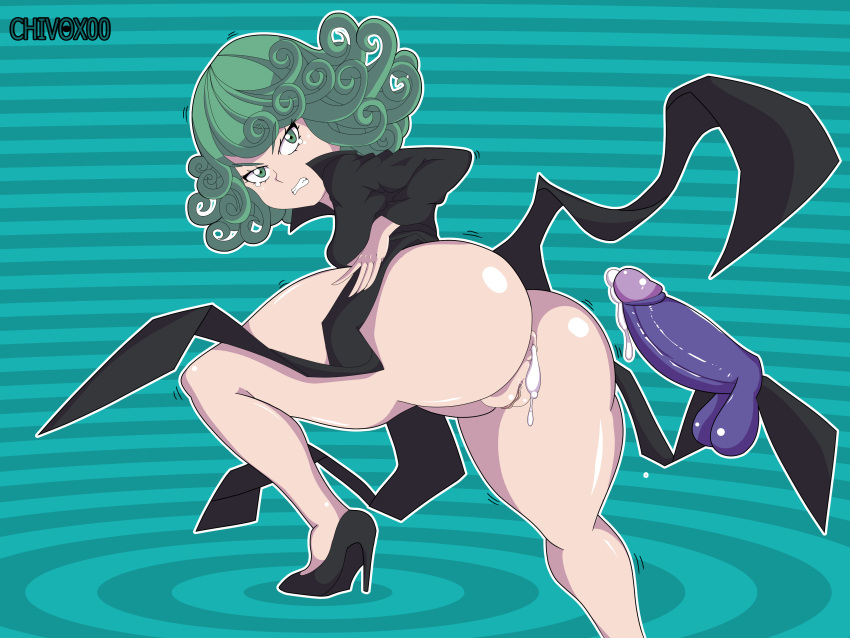 1girls chivox00 green_hair one-punch_man tagme tatsumaki