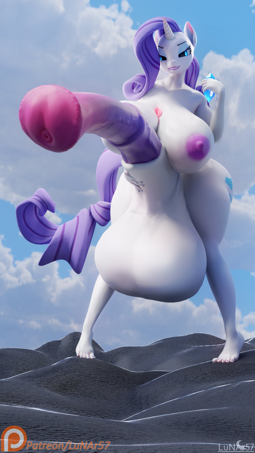 1futa 2021 3d absurd_res animal_genitalia animal_penis anthro areola balls big_balls big_breasts big_penis breasts cutie_mark digital_media_(artwork) equid equine equine_penis feet fingers friendship_is_magic furry futa_only futanari genitals hasbro hi_res horn horsecock huge_balls huge_breasts huge_cock humanoid_feet hyper hyper_balls hyper_genitalia hyper_penis intersex lunar57 mammal my_little_pony naked nipples nude outside penis rarity_(mlp) solo straight_hair toes unicorn