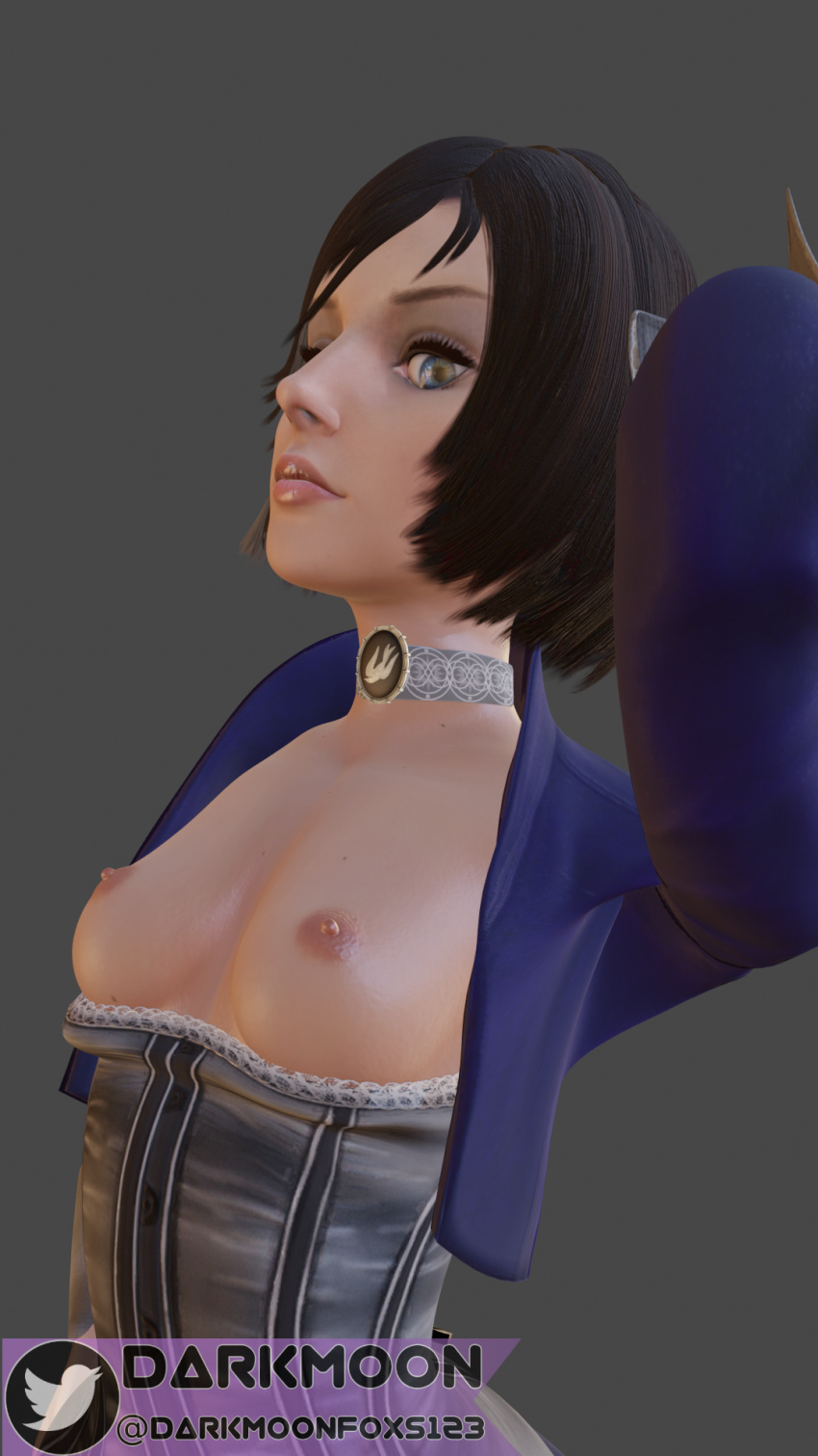 3d bioshock bioshock_infinite breasts darkmoonfoxs elizabeth_comstock small_breasts