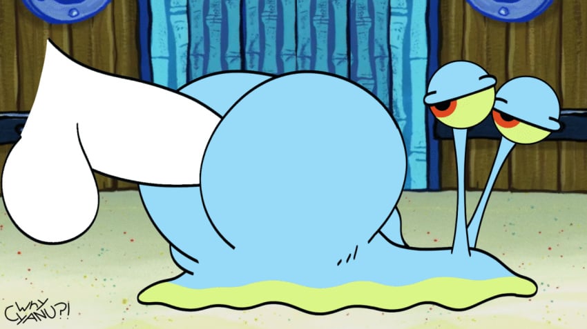 anal_sex animated ass ass_jiggle balls big_ass big_booty big_butt cyanu disembodied_penis gary_the_snail gay gay_sex hot_dogging huge_ass huge_butt hyper_ass jiggling_ass large_ass looking_back male male_focus male_only nickelodeon penis sex smooth_skin snail snail_with_giant_ass_where_its_shell_should_be spongebob_squarepants testicles white_penis yaoi