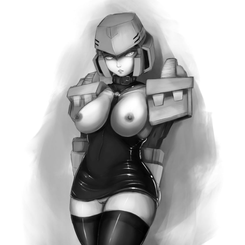 1girls alien alien_girl big_breasts breasts busty curvaceous curves curvy curvy_body curvy_female curvy_figure curvy_hips female female_only machine megatron nipples pussy robot robot_girl rule_63 solo solo_female thick_legs thick_thighs transformers transformers_g1 vagina