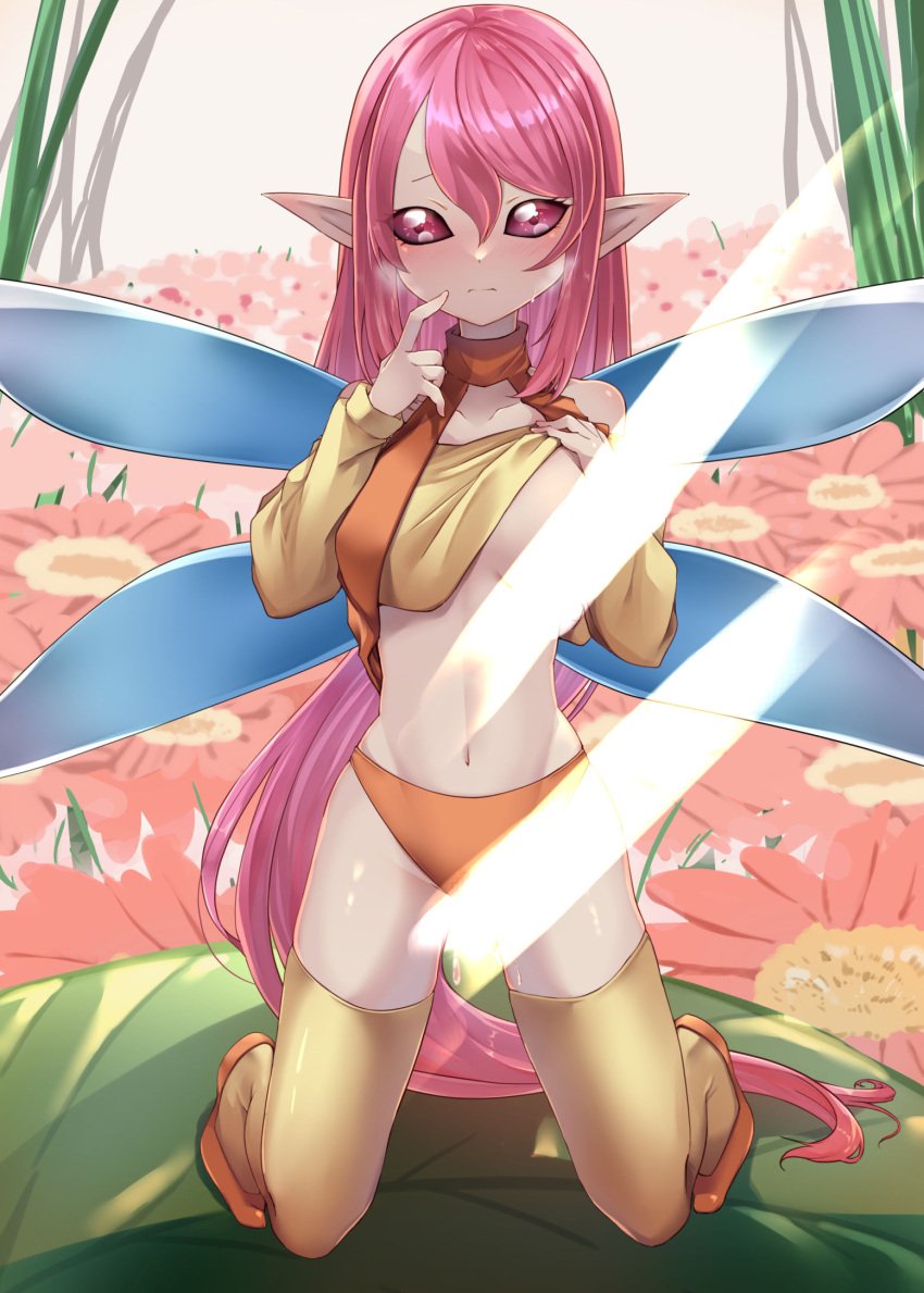 1girls censored duel_monster fairy minigirl novelty_censor soratouenban104 sunny_pixie yu-gi-oh!