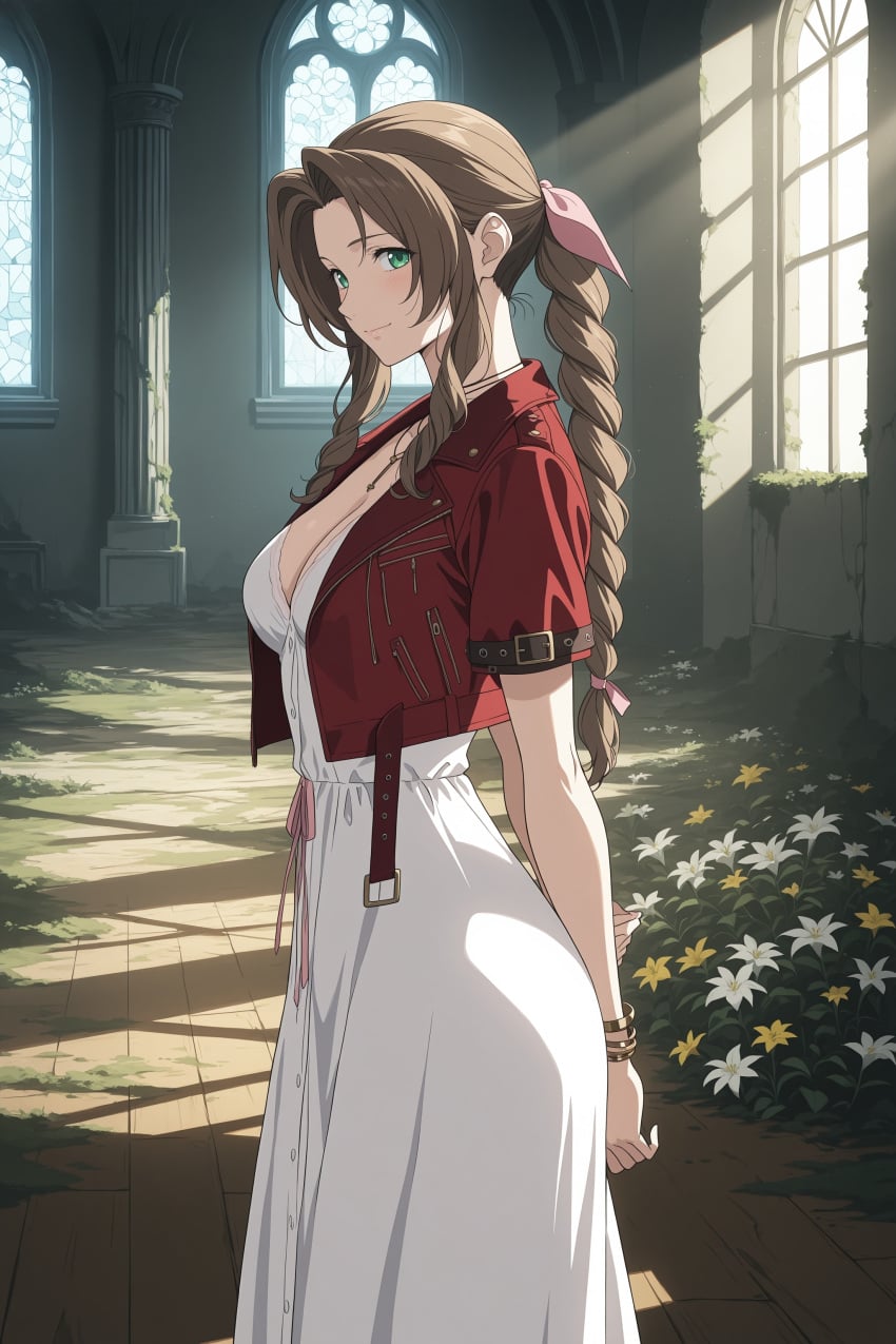 Aerith Gainsborough (Final Fantasy Vii) Rule 34 Image