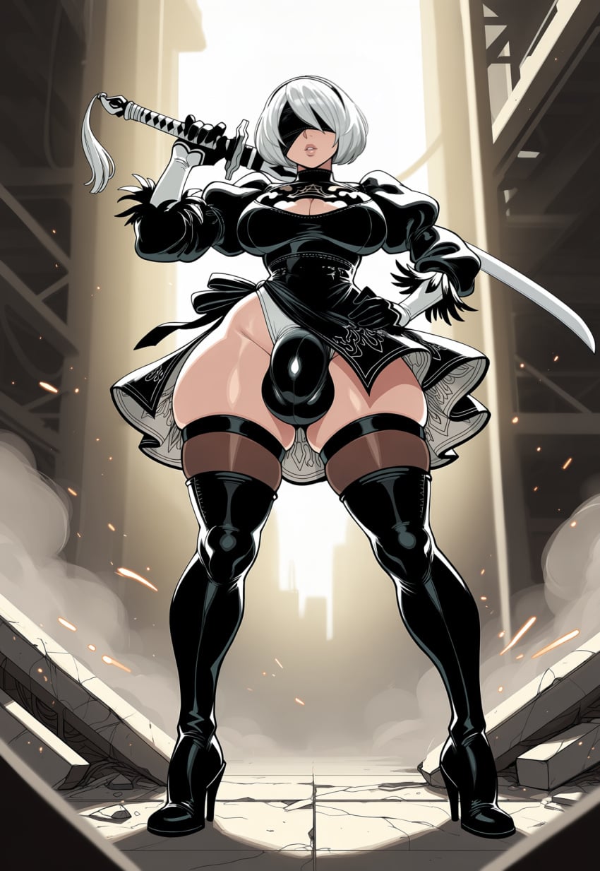 2b (Nier:Automata) Rule 34 Image