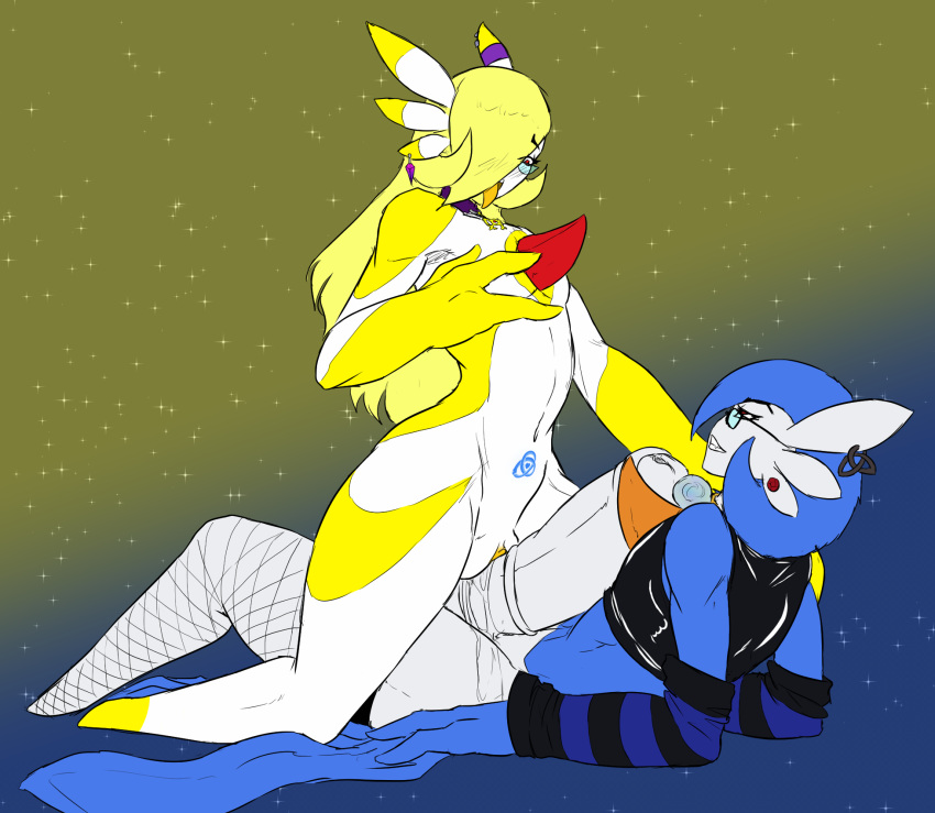 andromorph andromorph_on_top anthro cuntboy daffodil_squeaks_(character) duo femboy gardevoir grinding hi_res intersex intersex/male intersex_on_top male male_gardevoir male_on_bottom nevan_nedall nevan_nedall_(colorist) nintendo on_bottom on_top penis pokémon_(species) pokemon pokemon_(species) pokemon_rse pubic_tattoo pussy tattoo thelionfish video_games