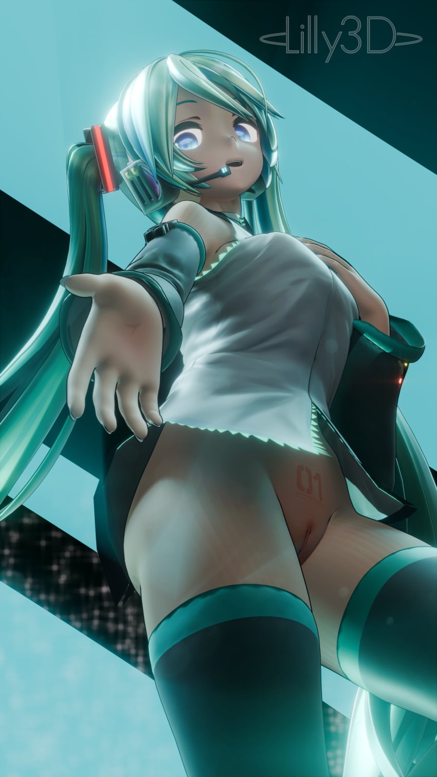 Hatsune Miku (Vocaloid) Rule 34 Image
