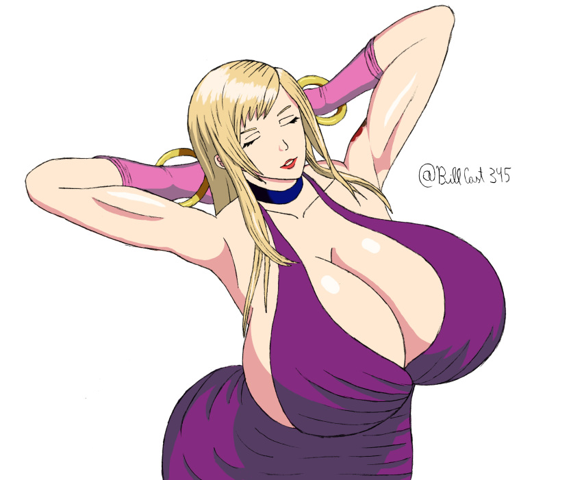 1girls alternate_breast_size armpits arms_behind_head big_breasts billcast blonde_female blonde_hair blonde_hair_female bonne_jenet breasts breasts_bigger_than_head busty cel_shading choker closed_eyes fancy_clothing fancy_dress fatal_fury fatal_fury:_city_of_the_wolves female female_focus female_only garou:_mark_of_the_wolves giant_breasts gigantic_breasts huge_breasts human hyper_breasts large_breasts lips lipstick long_hair massive_breasts pale-skinned_female pale_skin pirate sexy_armpits sexy_dress sole_female stretching tattoo venus_body voluptuous voluptuous_female wide_hips