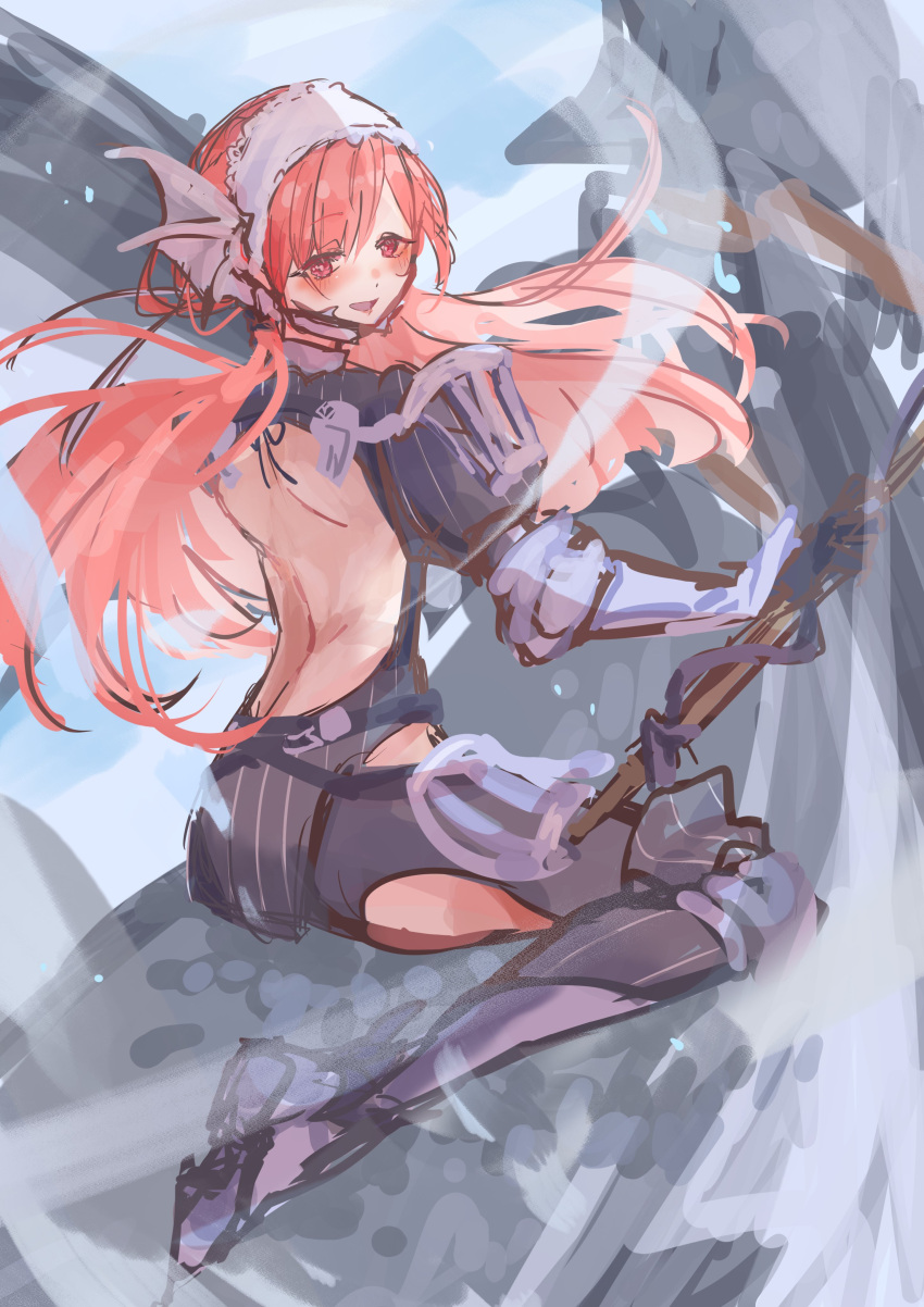 1girls absurdres aburif4 ass axe back backless_outfit bare_back battle_axe big_ass cherche_(fire_emblem) female female_only fire_emblem fire_emblem_awakening highres long_hair minerva_(fire_emblem_awakening) multiple_girls nintendo pink_eyes pink_hair solo thighs weapon white_headdress