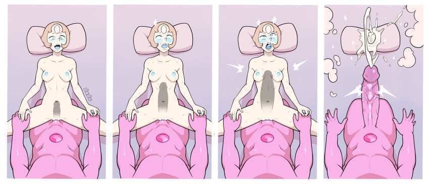 ahe_gao big_penis blue_nipples blush breasts comic cum cumshot dude-doodle-do ejaculation eye_roll gem gem_(species) huge_cock image_sequence missionary_position orgasm orgasm_face pearl_(steven_universe) penis_growth pink_steven pleasure_face pussy rolling_eyes sex small_breasts spread_legs steven_quartz_universe steven_universe sweat sweating textless uncensored vaginal_penetration veiny_penis