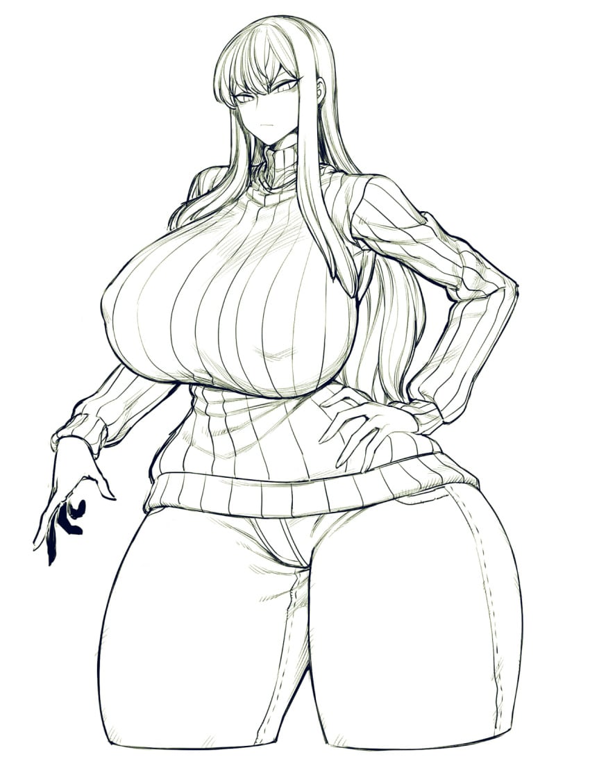 1girls ass bangs big_ass big_breasts big_butt biriri_(spacezin) breasts breasts_bigger_than_head butt female female_only fully_clothed gijinka hips huge_ass huge_breasts huge_butt large_ass large_breasts large_butt monochrome personification pokemon simple_background solo solo_female spacezin standing thick thick_ass thick_thighs thighs voltorb voluptuous white_background wide_hips