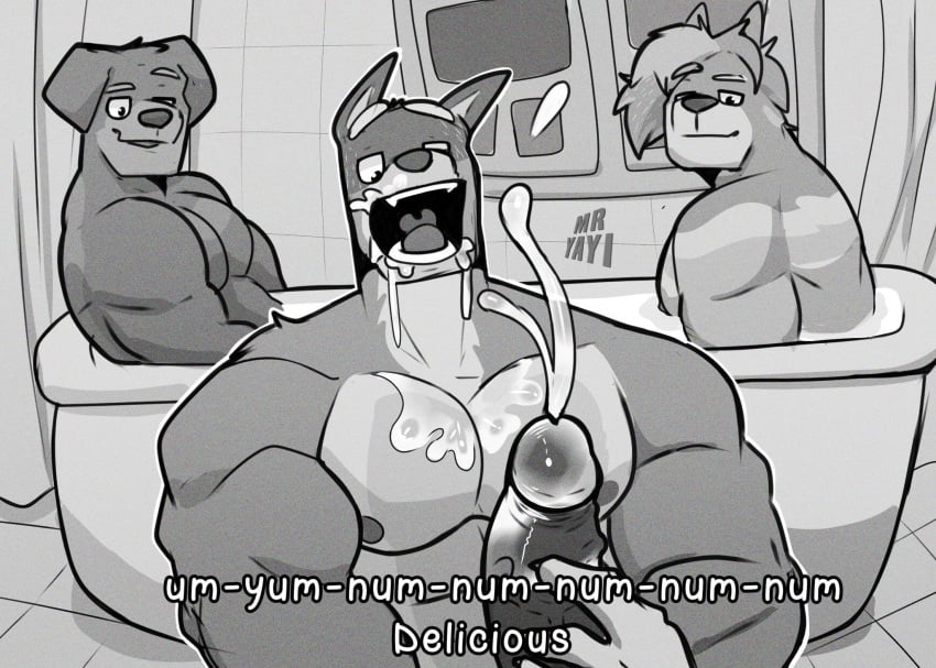 Bandit Heeler (Bluey (Series)) Rule 34 Image