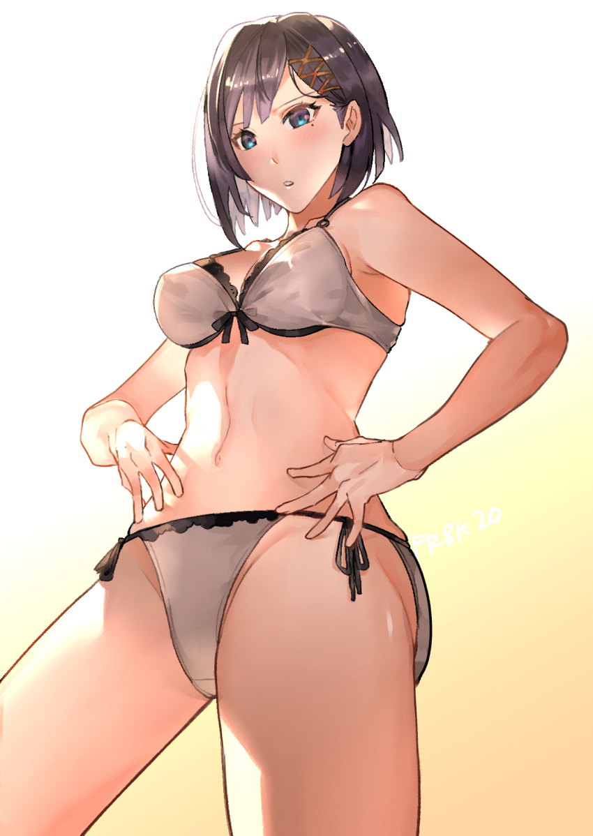 1girls breasts clothed clothed_female female female_only nijisanji nijisanji_indonesia non-nude short_hair siska_leontyne solo standing tagme underwear virtual_youtuber