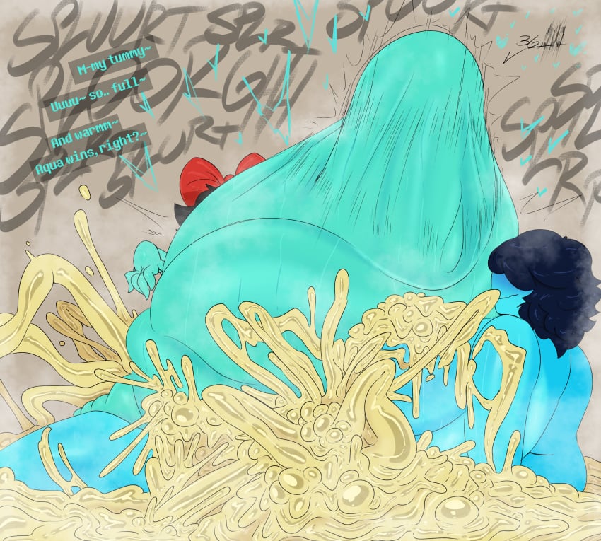 Aqua (Deltarune) Rule 34 Image