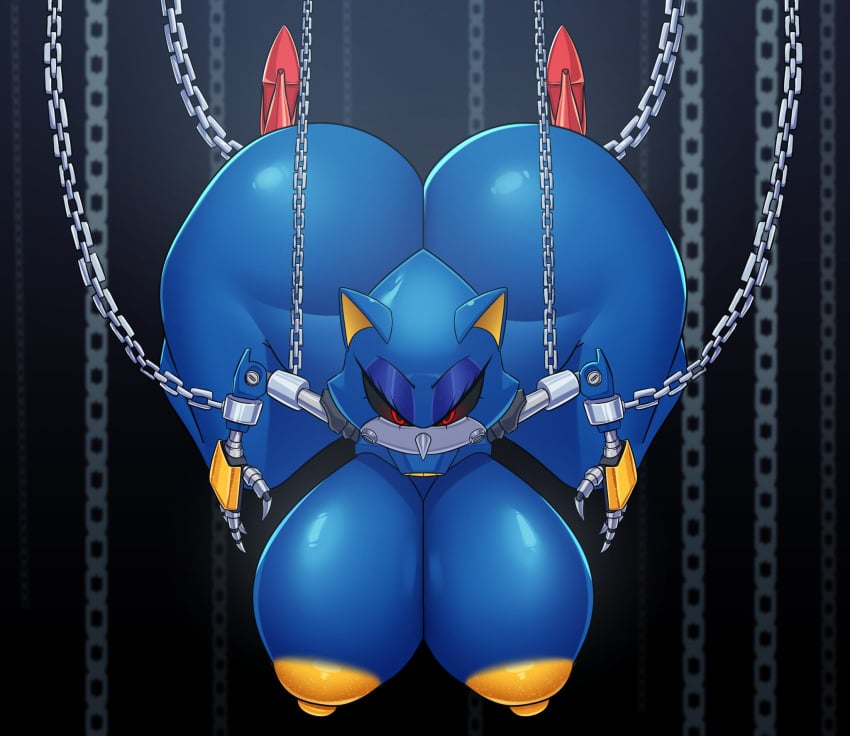1girls anthro anthro_female anthro_only anthrofied areola areolae areolas ass ass_bigger_than_breasts ass_bigger_than_head ass_cleavage ass_crack ass_focus ass_up big_areola big_areolae big_areolas big_nipples blue_metal boobs boobs_and_butt_pose boobs_bigger_than_head boobs_focus boobs_out breasts breasts_apart breasts_bigger_than_head breasts_focus breasts_out butt butt_crack butt_focus butt_up chained chained_legs chained_up chains clank_clank_clank clanker curvaceous curvaceous_female curvaceous_figure curvaceous_hips curvy curvy_body curvy_female curvy_hips female female_focus female_only focus focus_on_ass focus_on_female heels huge_areola huge_areolae huge_areolas huge_ass huge_breasts huge_butt huge_nipples large_ass large_boobs large_nipples looking_at_viewer massive_ass massive_boobs massive_butt massive_thighs massive_tits metal metal_sonic metal_sonique nipples red_eyes revifrry robot robot_anthro robot_girl robotic rule_63 solo solo_female solo_focus sonic_(series) sonic_the_hedgehog_(series) thick_ass thick_butt thick_hips thick_legs thick_thighs voluptuous voluptuous_anthro voluptuous_body voluptuous_female voluptuous_hips yellow_areola