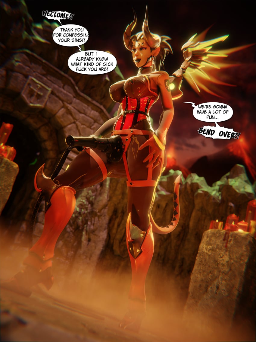 Devil Mercy (Blizzard Entertainment) Rule 34 Image