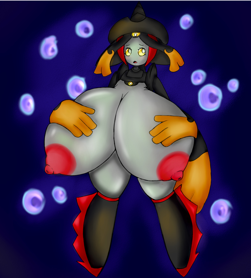 aegislash animate_inanimate anthro female female_only flare flare-zen huge_breasts pokémon_(species) pokemon tagme