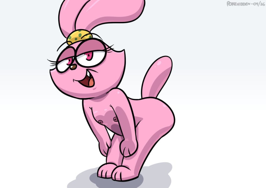 1girls anthro breasts cartoon_network chowder female female_only furry looking_at_viewer nipples nude open_mouth panini panini_(chowder) pokehidden rabbit small_breasts solo tongue