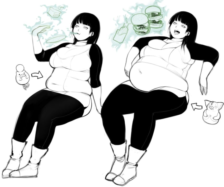 belly belly_overhang big_belly chubby chubby_female fat fat_rolls love_handles obese obese_female overweight overweight_female pewbutt plump pokemon pokemon_rgby sabrina_(pokemon)