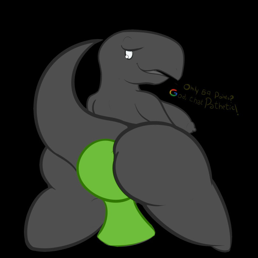 anthro ass breasts dinosaur dinosaur_(google_chrome) duo facesitting female google google_chrome hi_res intersex intersex/female nude reptile scalie vagoncho