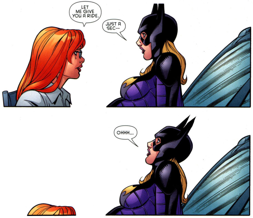 2girls barbara_gordon batgirl batgirl_(stephanie_brown) batman_(series) dc dc_comics female female_only human multiple_females oracle stephanie_brown tagme yuri