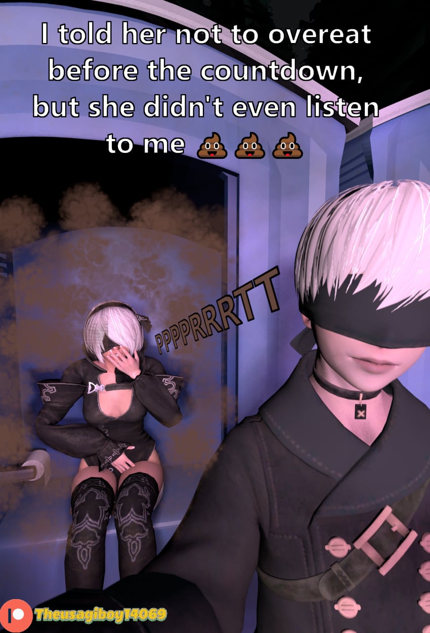 Yorha 2b (New Year) Rule 34 Image