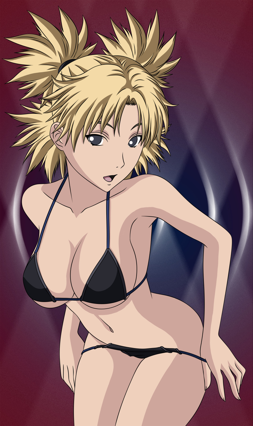 1girls bare_shoulders bent_over blonde_hair bra breasts curvy female female_only green_eyes krazykamikaze44 long_hair looking_at_viewer naruto naruto_(series) naruto_shippuden open_mouth panties panty_pull quad_tails solo standing temari tied_hair underwear undressing wide_hips