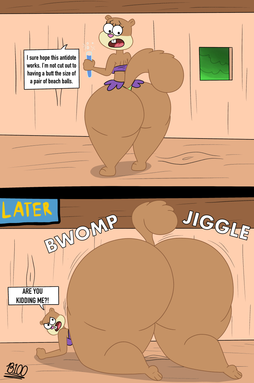 1girls 2017 2koma animal_ears annoyed annoyed_face anthro anthrofied ass ass_expansion big_ass bikini bikini_top boman100 brown_fur bubble_ass bubble_butt buckteeth bwomp clothing comic_bubble comic_page dat_ass expansion expansion_sequence eyebrows eyelashes female female_only fur furry hair house huge_ass hyper hyper_ass inside jiggle large_ass looking_at_ass looking_back mammal multicolored_fur nickelodeon open_mouth panties pink_nose rodent sandy_cheeks skimpy solo solo_female spongebob_squarepants squirrel straight_hair tail tan_fur teeth thick thick_ass thick_thighs tongue tube two_tone_fur underwear watermark wide_hips