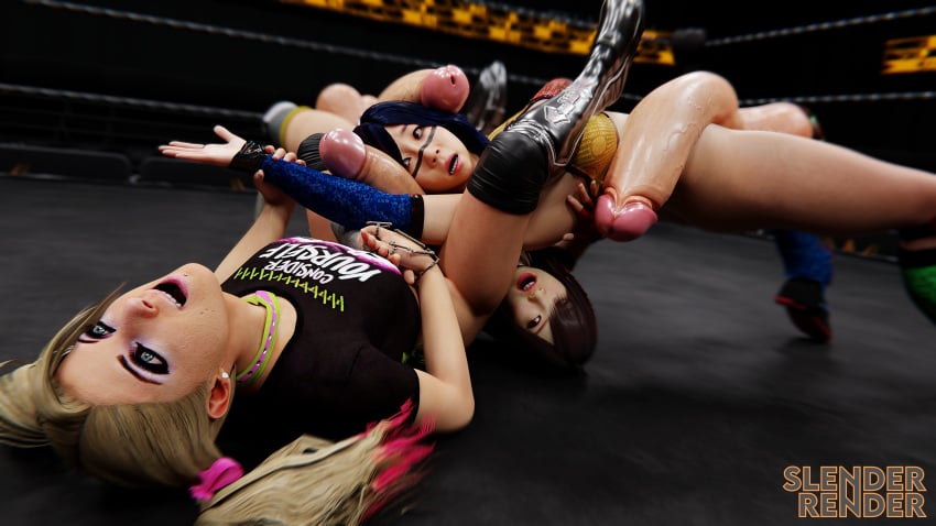 3d 3futas absurdres alexa_bliss arm_bar arm_grab armbar ass asuka_(wwe_diva) balls black_hair blender blonde_hair blue_eyes boots bottomless bra breasts celebrity cleavage clothed erection exposed_balls exposed_penis female fighting futa_focus futa_on_futa futa_only futa_with_futa futadom futanari futasub helpless highres hips huge_cock hyper hyper_balls hyper_penis kairi_sane large_penis lezdom multiple_futa penis penis_out petite restrained slenderrender tagme testicles twintails wrestling wrestling_femdom wrestling_move wrestling_outfit wrestling_ring wwe wwe_2k20 wwe_diva wwe_divas