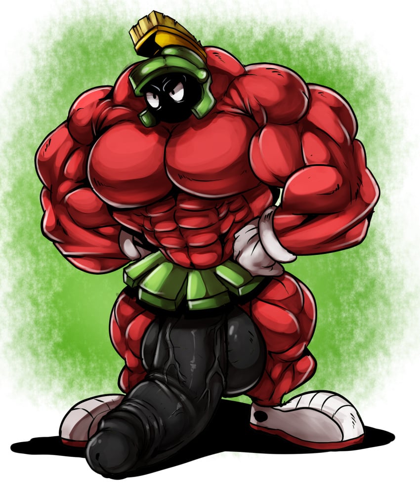 abs alien alien_humanoid armor arody balls bara big_balls big_muscles big_penis big_testicles black_balls black_glans black_penis clothing footwear genitals glans gloves green_helmet headgear headwear helmet huge_balls huge_cock huge_muscles huge_penis huge_testicles humanoid humanoid_genitalia humanoid_penis hyper hyper_balls hyper_genitalia hyper_muscles hyper_penis hyper_testicles looney_tunes male male_only martian marvin_the_martian mouthless muscular muscular_humanoid muscular_male mutant-serpentina mutant_serpentina noseless pecs penis shoes smooth_skin solo standing testicles vein veins veiny veiny_penis warner_brothers white_clothing white_footwear white_gloves white_handwear white_shoes