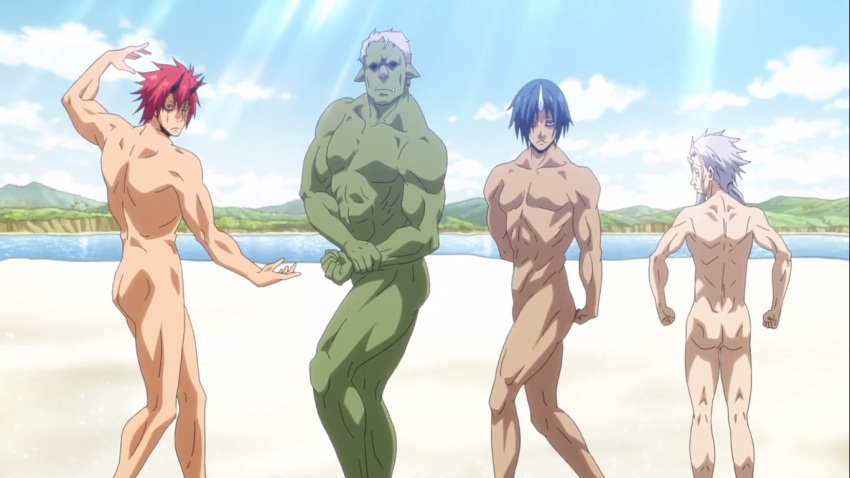 benimaru_(tensei_shitara_slime_datta_ken) goblin goblin_male hakurou_(tensei_shitara_slime_datta_ken) hobgoblin horned_humanoid kijin male_only muscular_male nude_male ogre old_man oni rigurd souei_(tensei_shitara_slime_datta_ken) tensei_shitara_slime_datta_ken