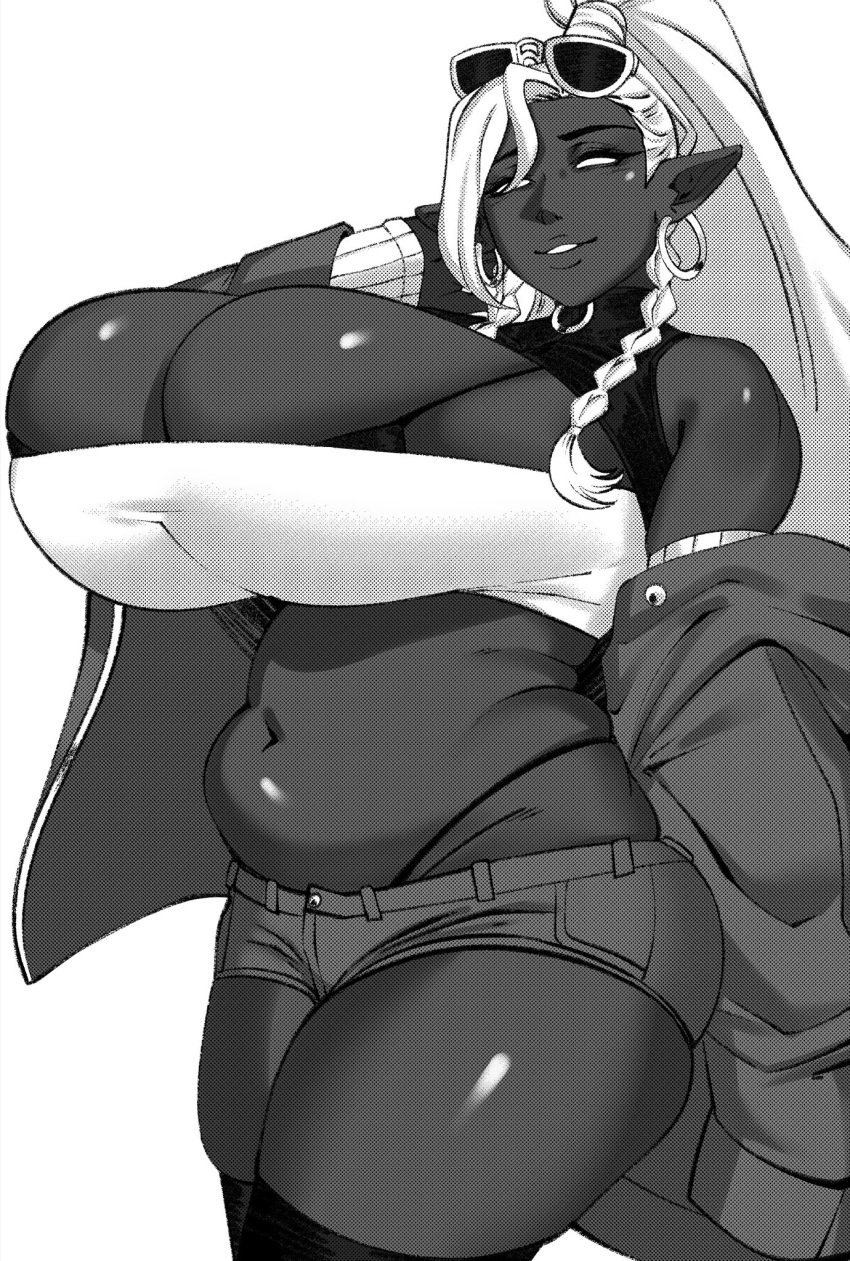 big_breasts dark-skinned_female drow huge_breasts strongmoist