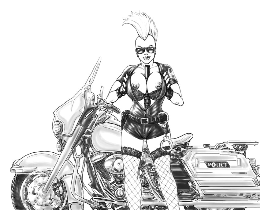 1girls amy_belcher female female_only image_comics mohawk savage_dragon she-dragon solo wicka