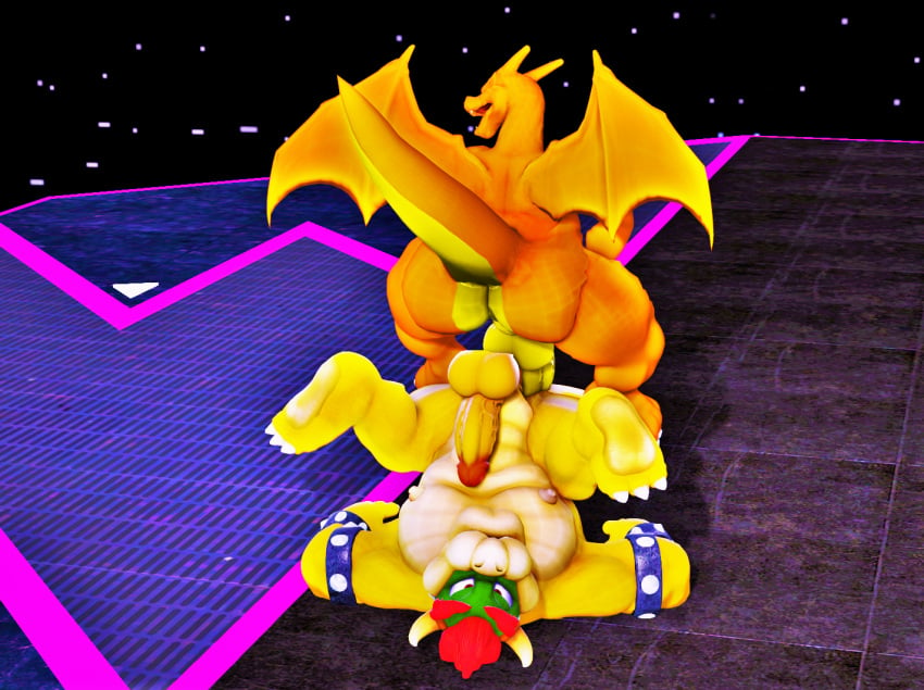 3d_(artwork) anal anal_sex anthro anthro_on_anthro anthro_penetrated anthro_penetrating anthro_penetrating_anthro anthrofied balls ballsack bara bottomless bottomless_male bowser charizard completely_nude completely_nude_male crossover dr.ivopingasnik erect_nipples erect_penis erection gay gay_sex looking_back looking_pleasured male male/male male_only male_penetrated male_penetrating male_penetrating_male mario_(series) muscular muscular_anthro muscular_male nipples nude nude_male pecs pectorals penetration penis penis_out pokemon pokemon_(species) sfm source_filmmaker super_smash_bros. yaoi