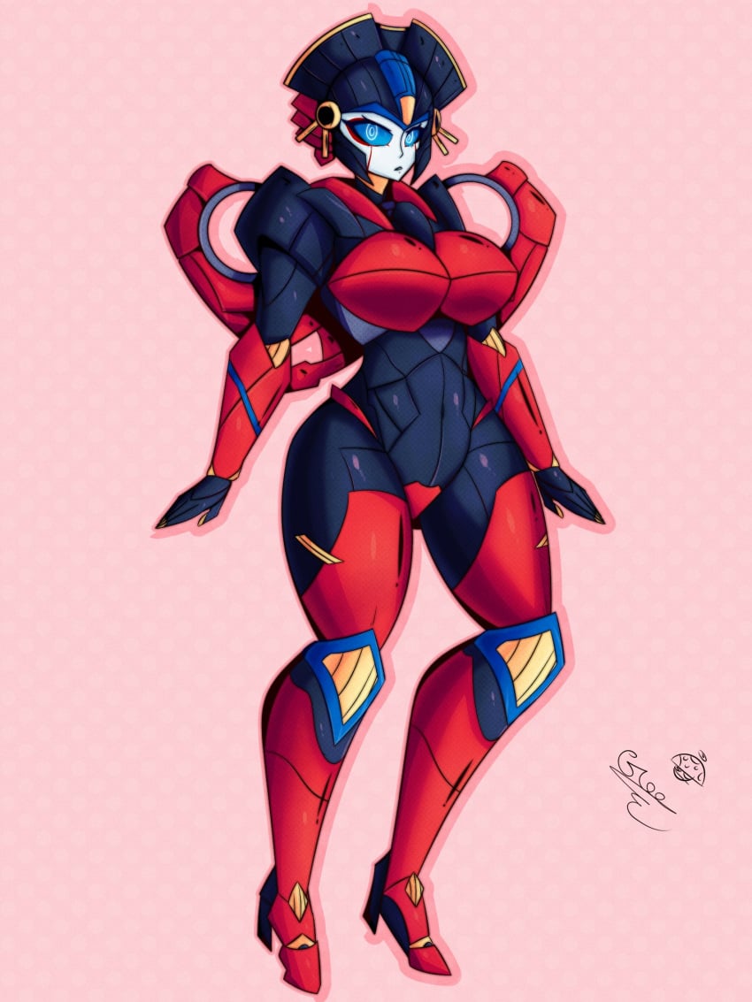 1girls alien alien_girl big_breasts blue_eyes breasts busty crotch_plate curvaceous curves curvy curvy_body curvy_female curvy_figure curvy_hips female female_only flametoys high_heels machine red_thong robot robot_girl solo solo_female thick thick_legs thick_thighs thong tr_yithaz transformers windblade