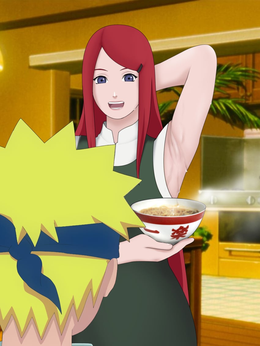 1girls armpit armpit_crease armpit_fetish armpit_peek armpit_sweat armpits body_odor dripping edit eyes female fully_clothed herianforce holding holding_object kitchen kitchen_table mother naruto naruto_(series) naruto_shippuden noodles presenting_armpit ramen red_hair showing_armpits smile smiling smiling_at_viewer staring_at_another sweat sweat_drop sweat_drops sweatdrop unseen_male_face uzumaki_kushina uzumaki_naruto white_skin xps-fanatic