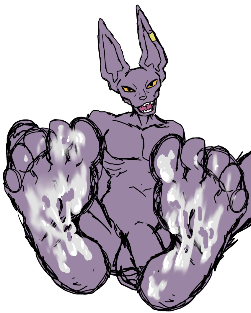 balls beerus cum cum_on_feet cum_on_toes dragon_ball dragon_ball_super feet flaccid foot_fetish foot_focus foot_ninja15 god_of_destruction male male_only nude penis sketch soles solo