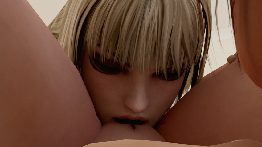 2girls 3d amy_sorel blender blonde_hair closed_eyes cunnilingus le_sandman legs_up licking licking_pussy nude nude_female pubic_hair pussy pussy_licking pyrrha_alexandra sex soul_calibur tongue tongue_in_pussy xnalara yuri