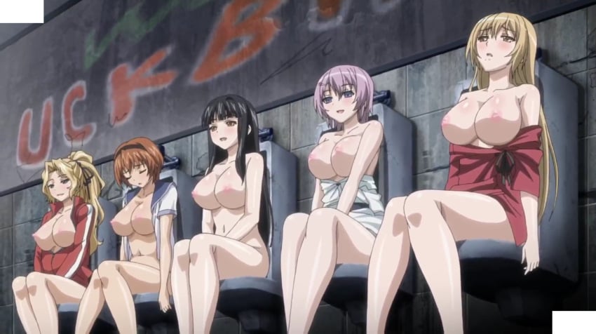 2010s 2d 5girls ahe_gao animated bathroom black_hair blonde_hair bottomless breasts breasts_out breasts_out_of_clothes brown_hair censored clothed clothed_female clothed_female_nude_female ebihara_urara edit edited exposed_breasts female fucktoy hairband ichinose_anna ichinose_riko indoors jacket large_breasts long_hair mind_break mizushima_kaho mosaic_censoring multiple_females naked nipples nude nude_female okita_asuka open_shirt over_1080p png ponytail pregnant_female purple_hair rin_x_sen_+_ran->sem:_cross_mix rin_x_sen_+_ran_-_sem_cross_mix school school_uniform screencap shirt_down short_hair straight tied_hair topless topless_female urinal