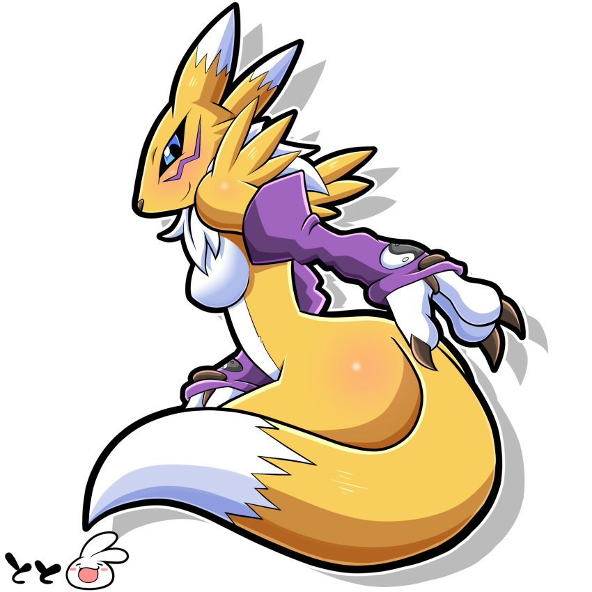 1:1 anthro bandai_namco blue_eyes digimon digimon_(species) female hi_res rapid-rabbit renamon solo