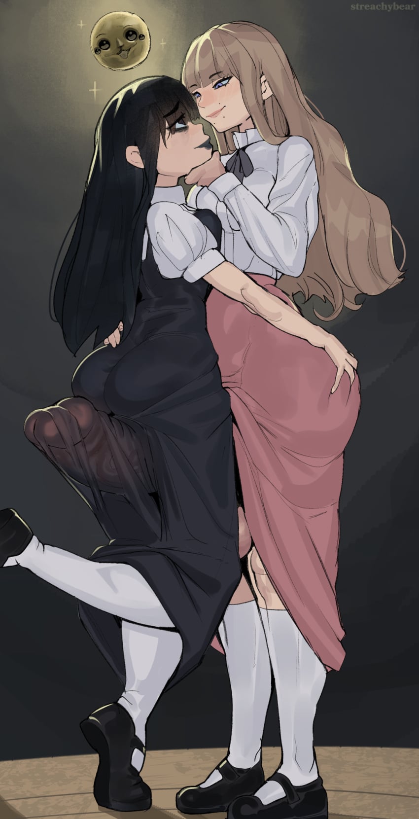 1dickgirl 1futa 1girls 2026 2d 2d_(artwork) artist_name ass ass_grab balls ballsack bangs beauty_mark big_ass big_balls big_butt big_cock big_penis big_testicles black_hair black_lipstick black_nose blush blush_lines blushing breasts brown_hair bulge bulge_through_clothing bulge_under_clothes butt butt_grab clothed clothing curvaceous curvy curvy_female curvy_figure dickgirl dickgirl/female erect_nipples erect_penis erection_under_clothes erection_under_clothing erection_under_dress fear_and_hunger fear_and_hunger:_termina full_body fully_clothed futa_with_female futanari genitals gigantic_cock gigantic_penis grabbing_ass hi_res highres hime_cut huge_ass huge_butt huge_cock huge_penis hung hung_futa hung_transfem intersex intersex/female large_ass large_balls large_butt large_cock large_penis large_testicles light-skinned_female light-skinned_futa light_skin lipstick makeup marina_(fear_and_hunger) mascara medium_breasts mole mole_under_eye mole_under_mouth penis_under_dress purple_eyes rher_(fear_and_hunger) round_ass round_butt samarie_(fear_and_hunger) see-through see-through_clothes see-through_clothing see-through_skirt side_view skirt skirt_lift skirt_up small_breasts stockings streachybear tenting testicles thick_penis thick_thighs thigh_job thigh_sex thighhighs thighjob thighs trans trans_woman transfem transgender vein veins veiny veiny_penis watermark yuri
