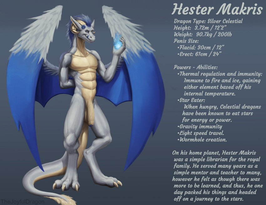 anthro balls dragon feathers feet foreskin genitals hester_makris hi_res horn male male_focus male_only paws penis rose_(disambiguation) solo thejoyfuldragon wings