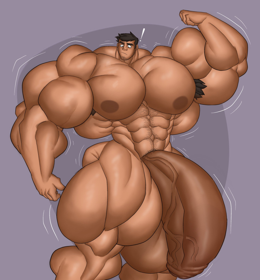 abs biceps bodybuilder flaccid flexing flexing_arms flexing_bicep gab_art hyper hyper_balls hyper_genitalia hyper_muscles hyper_penis hyper_testicles latin male male_focus male_only muscle muscles muscular muscular_arms muscular_ass muscular_back muscular_legs muscular_male muscular_thighs nipples nude pecs solo solo_male veins veiny_penis