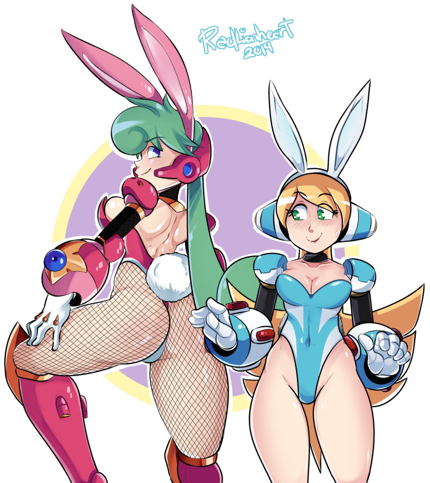 bunnysuit cinnamon_gaudille marino mega_man mega_man_x radlionheart tagme