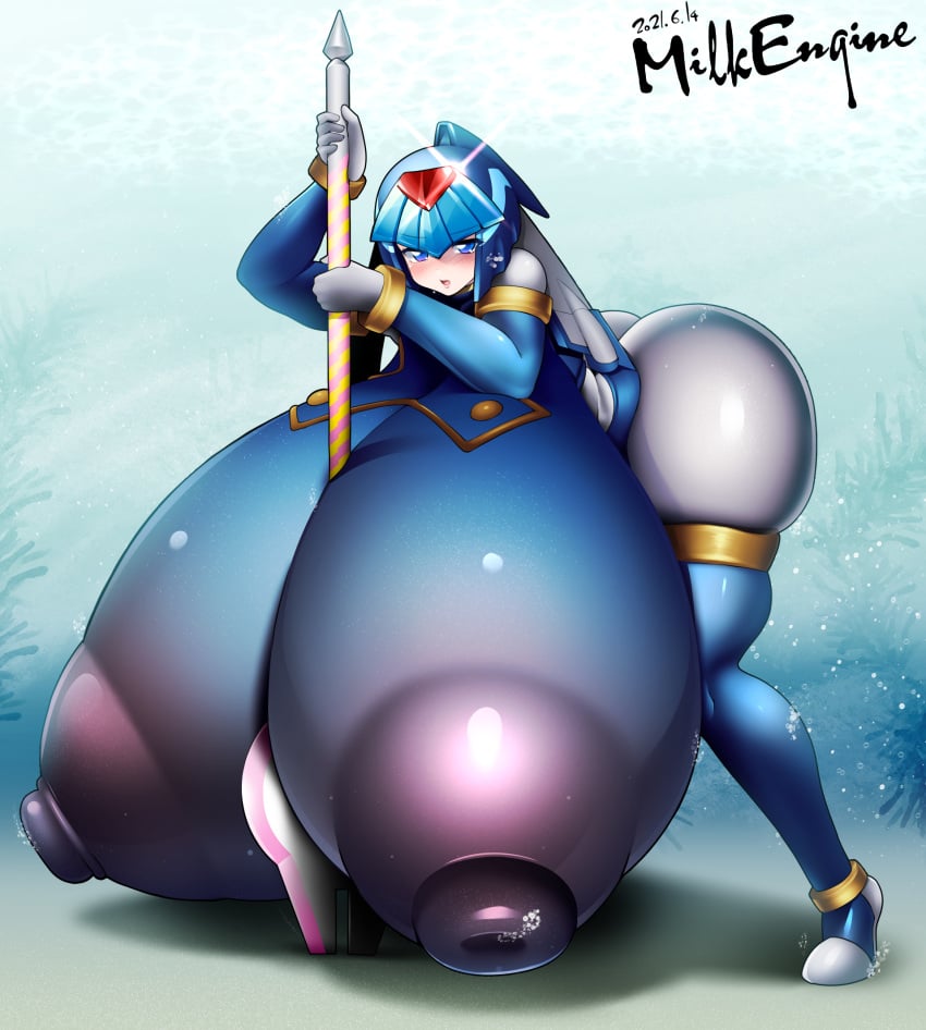 enormous_breasts fairy_leviathan hyper hyper_breasts kyosuke_fujiwara mega_man mega_man_zero milk_engine tagme underwater