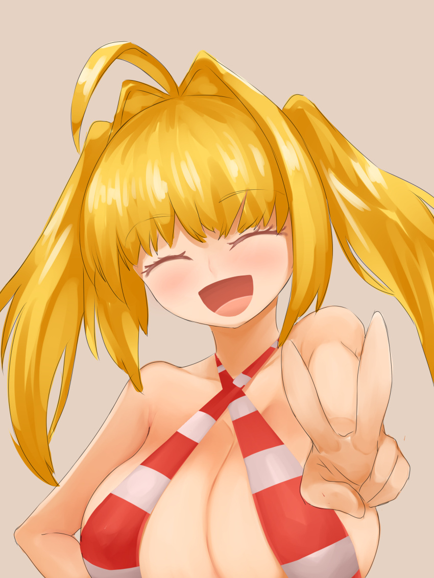 absurd_res big_breasts busty curvy fate/extra fate/grand_order fate_(series) female highres nero_claudius_(fate) nero_claudius_(swimsuit_caster) steamingtofu