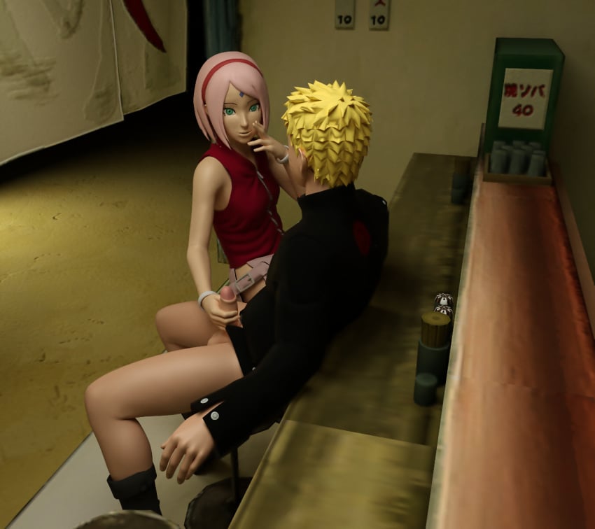 1boy 1boy1girl 1girls 3d balls blonde_hair bob_cut boruto:_naruto_next_generations bottomless bracelet bracelets cheating cheating_husband cheating_wife clothed clothed_sex clothing erection female female flat_chest footwear forehead_jewel forehead_mark green_eyes hairband handjob holding_penis indoors jacket light-skinned_female light-skinned_male light_skin looking_at_partner male mature mature_female medium_hair milf naruto naruto:_the_last naruto_(series) naruto_shippuden netorare no_panties ntr penis pink_hair ready_(artist) sakura_haruno sex shoulder_length_hair shounen_jump sitting skirt sleeveless sleeveless_shirt spiked_hair straight testicles uzumaki_naruto uzumaki_naruto yellow_hair