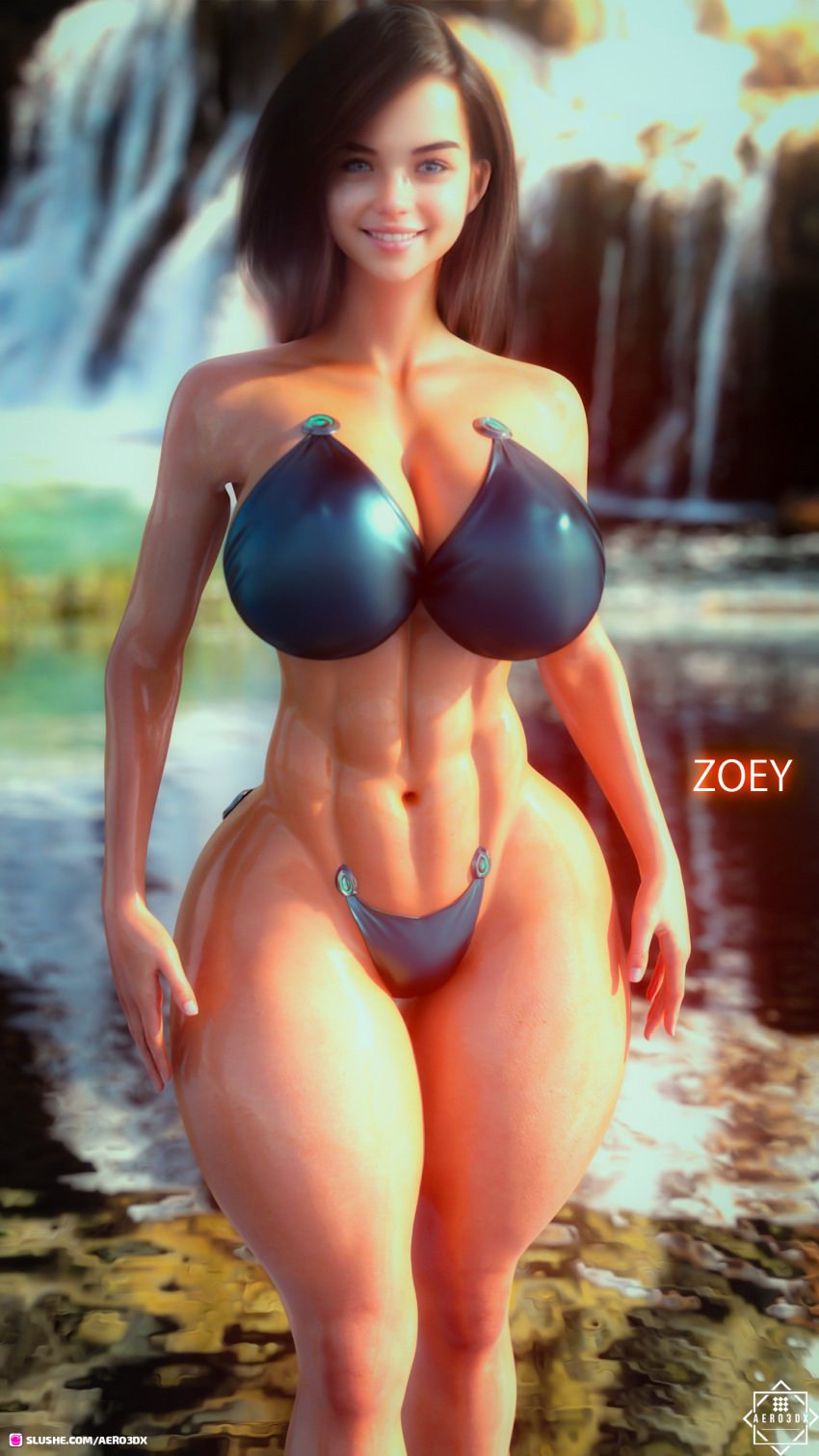 1girls 3d aero3dx artist_name big_breasts breasts busty clothing female hips hourglass_figure human large_breasts legs light-skinned_female light_skin lips mirage3dx original original_character shiny shiny_skin slushe_(website) thick_legs thick_thighs thighs voluptuous waist watermark wide_hips zoey_(aero3dx)